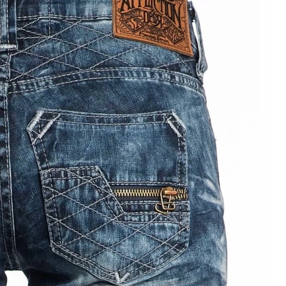 AFFLICTION Women's Denim Jeans RAQUEL AMBER DAVIS - Picture 4 of 9